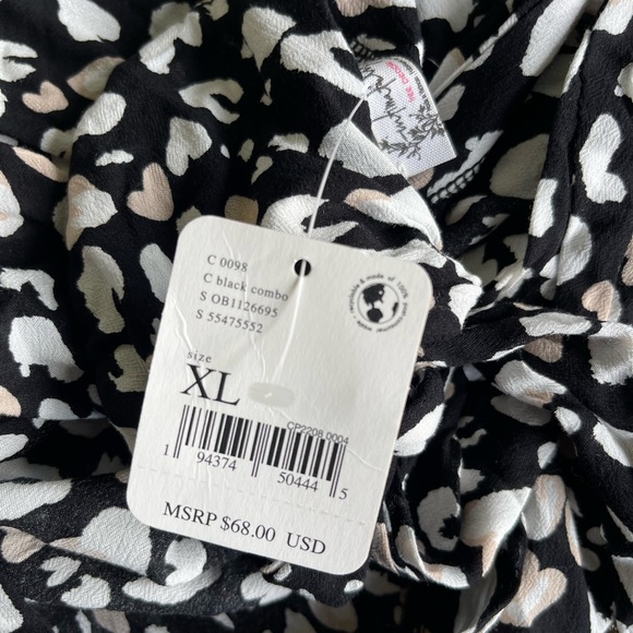 Free People Bare It All Bodysuit Built in Lace Thong Animal Print Bodysuit - Picture 12 of 12